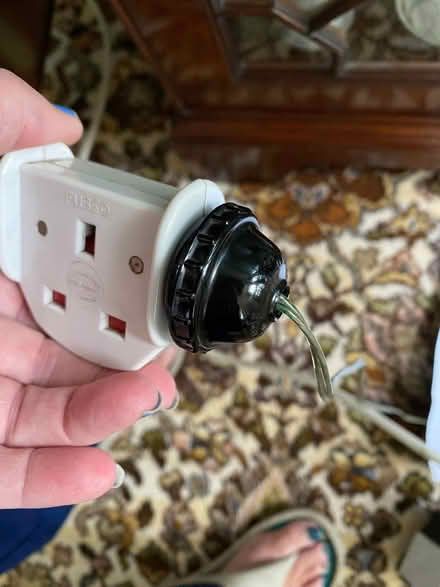 Photo of Adapter for round pin plug (Pitlessie KY15) #1