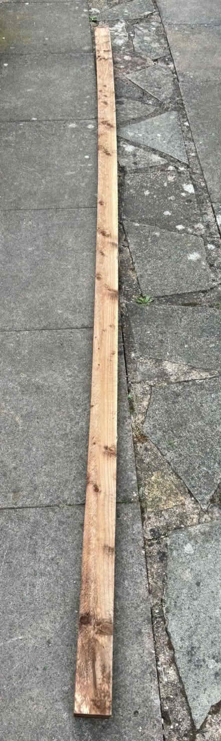 Photo of free A Warped Fence Post: 75mm x 75mm x 3mtrs (Walsgrave CV2) #1