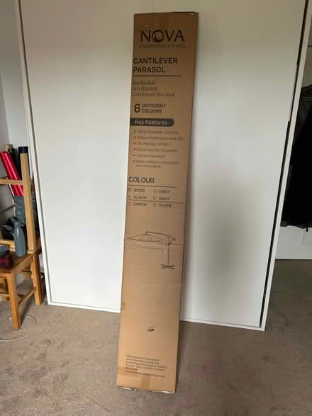 Photo of free Cantilever parasol - new (South Acton, W4) #3