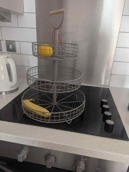 Photo of free Grey 3 Tier Fruit Bowl / Stand (SE16) #1