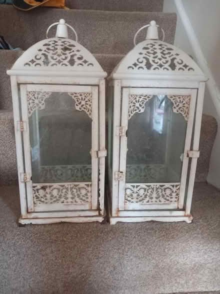 Photo of free Metal and glass lanterns (Fulwood) #1