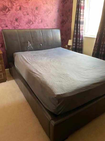 Photo of free Ottoman bed frame and mattress (Ilford) #4