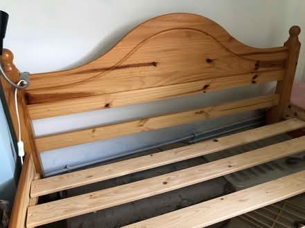 Photo of free Pine double bed (Ripley DE5) #1