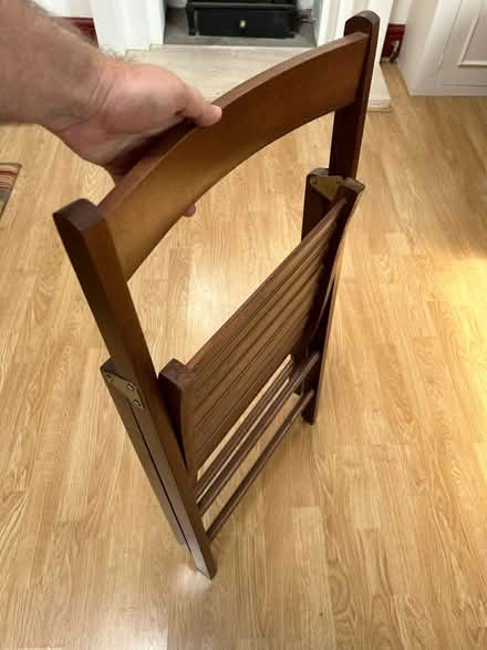 Photo of free Wooden folding chair (South Acton, W4) #2