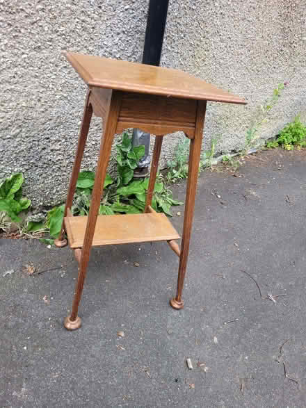 Photo of free Victoria Oak plant pot stand (Roseburn EH12) #2