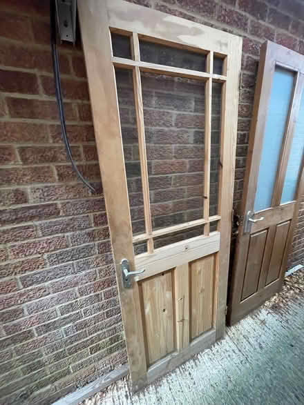 Photo of free 3 Old pine doors / firewood / project (Toddington LU5) #3