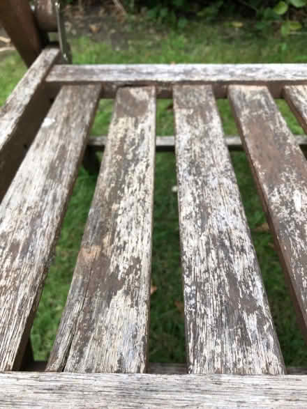 Photo of free Weathered folding garden chair (OX4 Iffley) #3