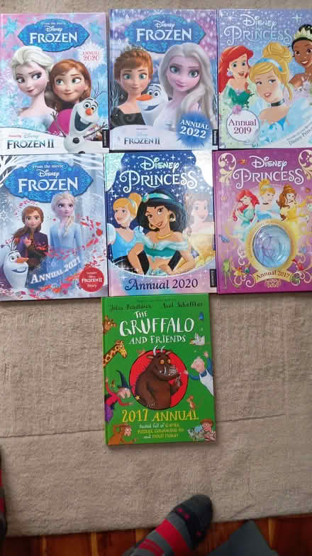 Photo of free Frozen, Princess and Gruffalo Annuals (Gosforth NE3) #1