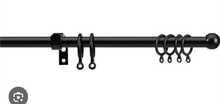 Photo of Black metal curtain pole (Llandrindod LD1) #1
