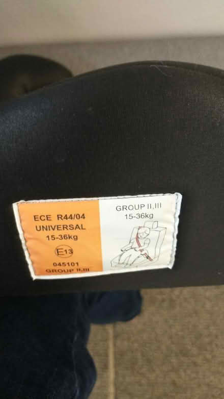Photo of free Booster Seat for Child 15-36kg (HA5 Eastcote Pinner) #2