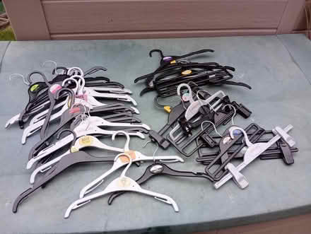 Photo of free 38 generic plastic hangers (Knaresborough HG5) #1