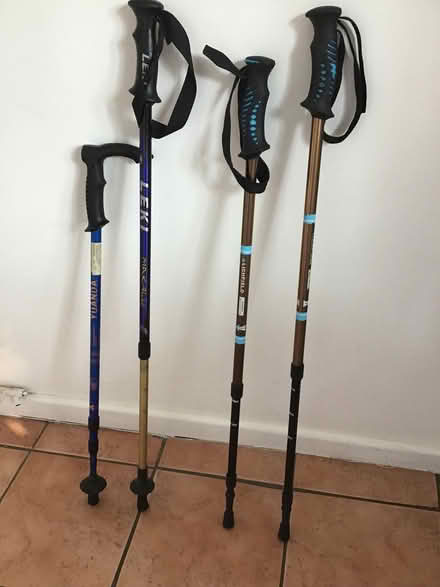 Photo of free 4 walking poles (Courthouse Green CV6) #1