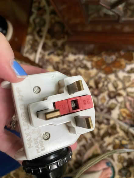 Photo of Adapter for round pin plug (Pitlessie KY15) #2