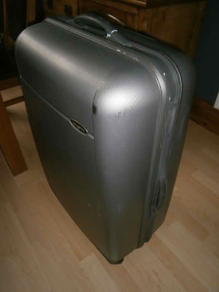 Photo of free Samsonite Large Hardback Silver Suitcase (Kedleston Road DE22) #1