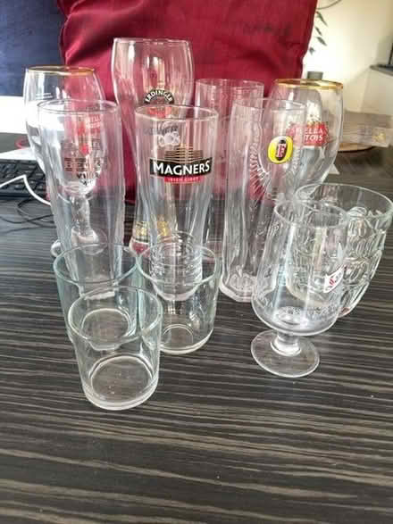 Photo of free Selection of pint glasses etc (Great Eccleston PR3) #1