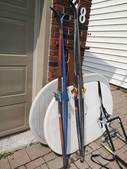 Photo of free 185&195 mm XC SKIIS 3pin bindings (greenbank&huntclub) #2