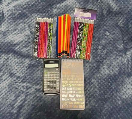 Photo of free pencils, notepad, calculator (Montgomery Village MD 20886) #1