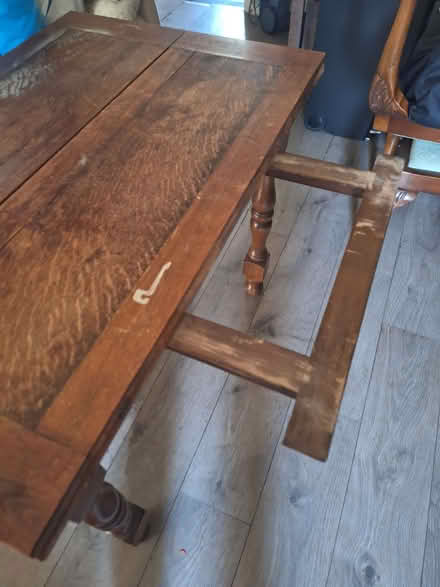 Photo of free Square extendable brown dining table (Mill Hill BB2) #1