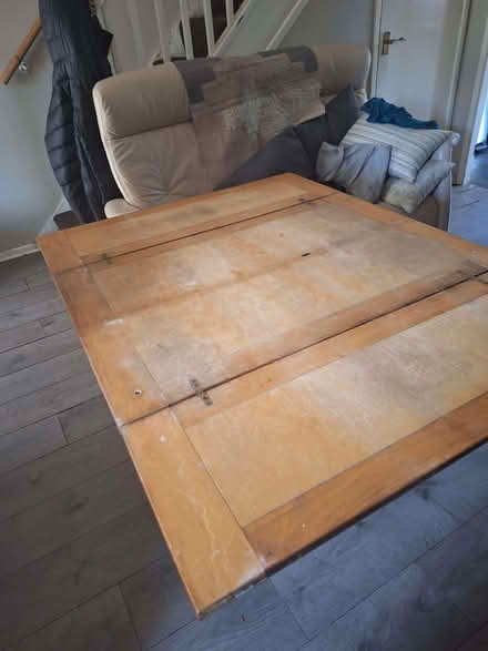 Photo of free Square extendable brown dining table (Mill Hill BB2) #3