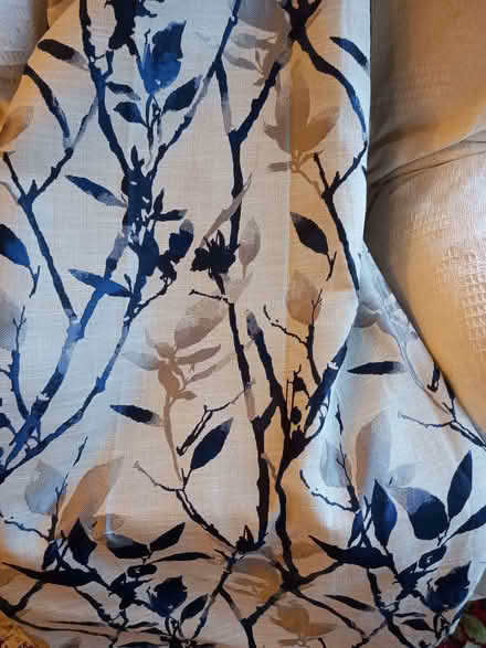 Photo of free 2 pairs of Dunelm zen blue curtains (Natland LA9) #1