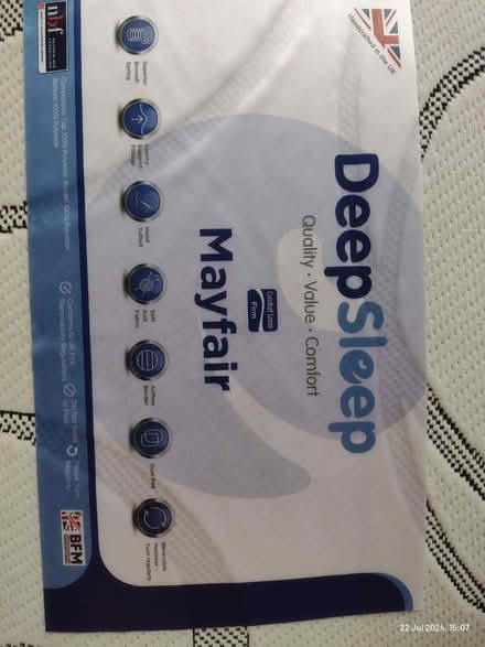 Photo of free Double mattress like new (Southport PR9) #2