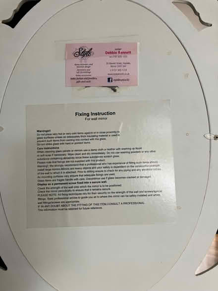 Photo of free Oval shaped mirror (Southport PR9) #1