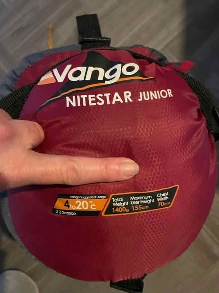 Photo of free Vango junior sleeping bags (Lumb) #1