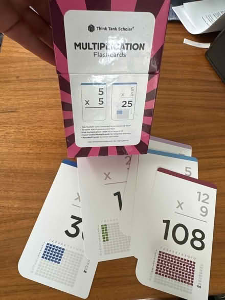 Photo of free Multiplication flash cards (Forest Hills, Queens) #1