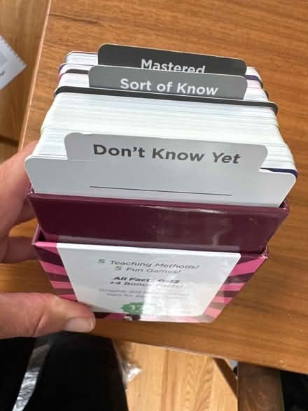 Photo of free Multiplication flash cards (Forest Hills, Queens) #2