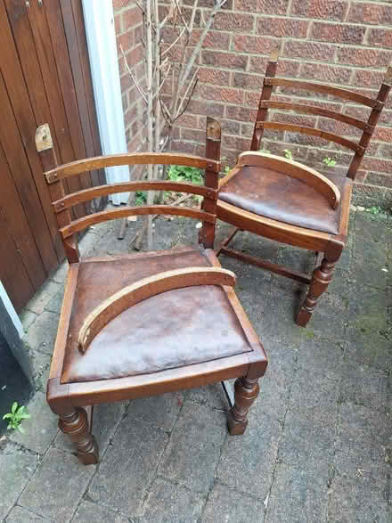 Photo of free Solid chairs need repair (crouch end, N8) #1