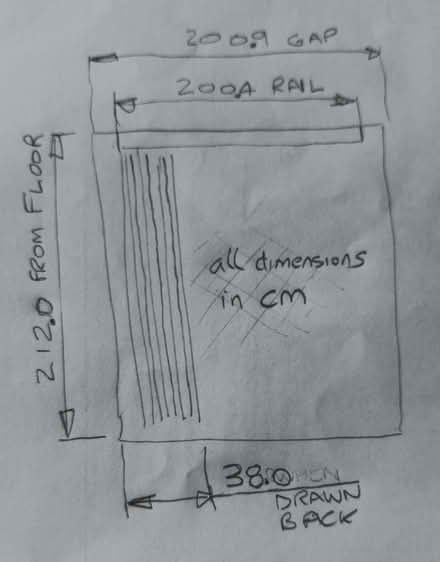 Photo of free Vertical Blinds 201cm wide by 212cm - light grey (Littleover DE23) #3