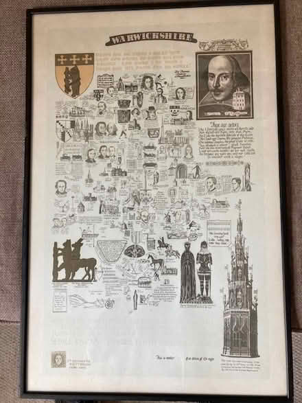 Photo of free Framed picture of Olde Warwickshire (Rugby CV21) #1