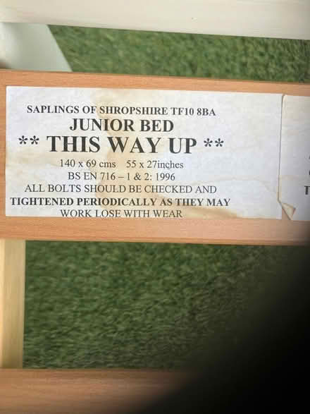 Photo of free Bed For Toddler (CT9) #2
