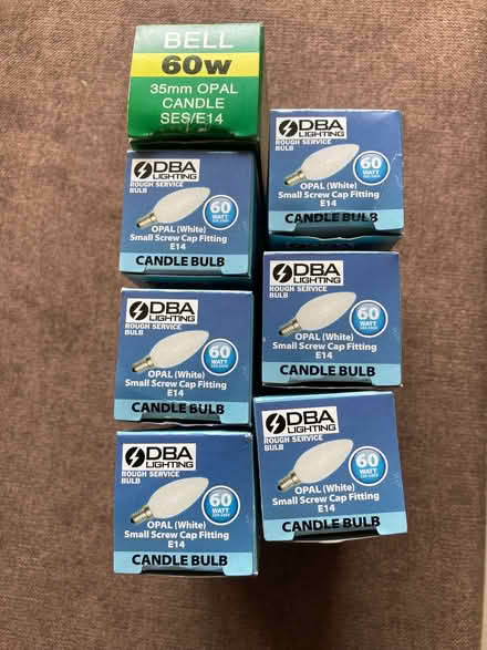 Photo of free 60 W Pearl screw cap and 60 W opal candle bulbs (Wroughton SN4) #2