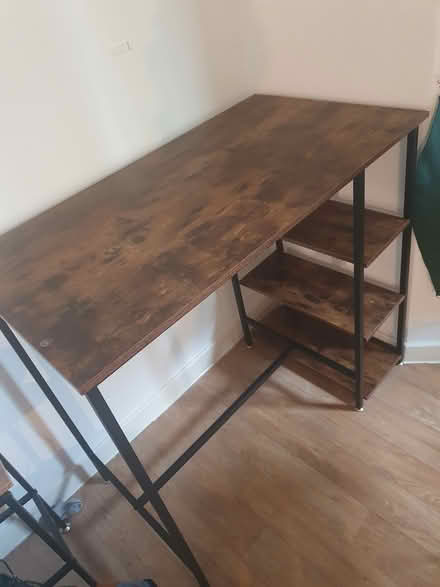 Photo of free Tall breakfast bar with two stools (Mitcham CR4) #1