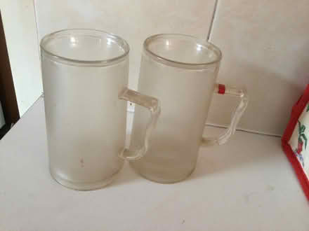 Photo of free 2 plastic ‘freezeable’ beer tankards (Tarvin CH3) #1