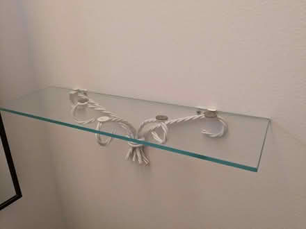 Photo of free Glass wall mounted shelf (North Laurel) #1