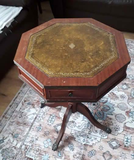 Photo of free Small octagonal side table . Needs a little TLC (Thatcham RG19) #2