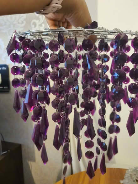 Photo of free Light shade - purple crystals (Strawberry Hill TW2) #1