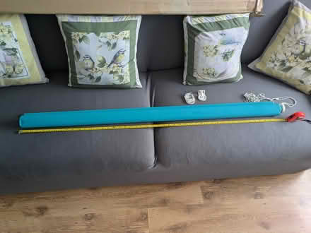 Photo of free 4ft Blue Blind with fittings (furzton MK4) #1