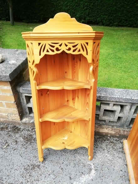 Photo of free Pine corner display shelving (Harrogate HG2) #1
