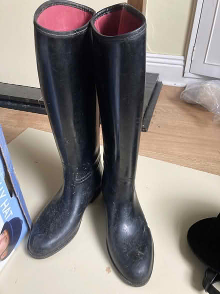 Photo of free Child’s riding helmet and boots (Annfield Plain) #2