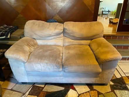 Photo of free Loveseat (Woodside & Kentfield)