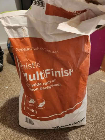 Photo of free Half a bag of finishing plaster (Cringleford NR4) #1