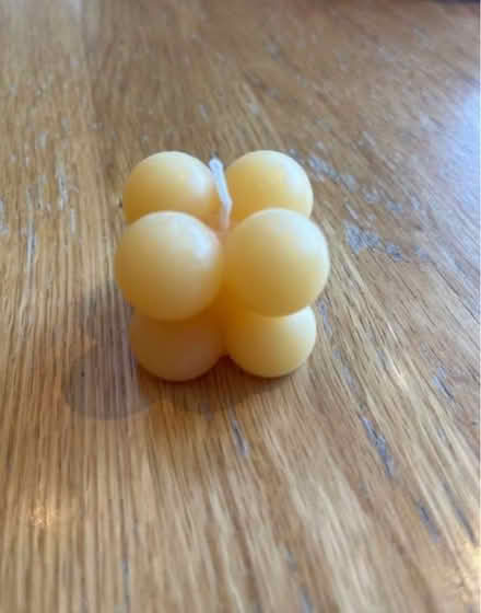 Photo of free Yellow cube candle (Fulbourn) #1