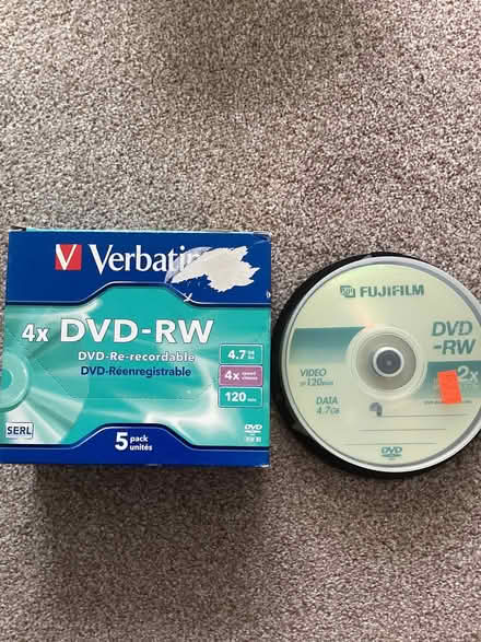 Photo of free Rewritable DVD discs (Castle Donington DE74) #1