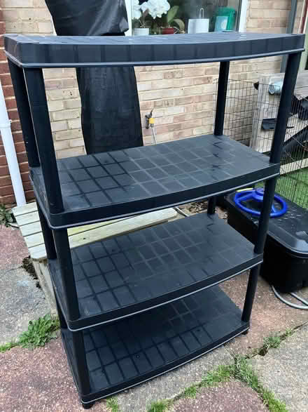 Photo of free Free standing plastic shelving (Seaside BN23) #1