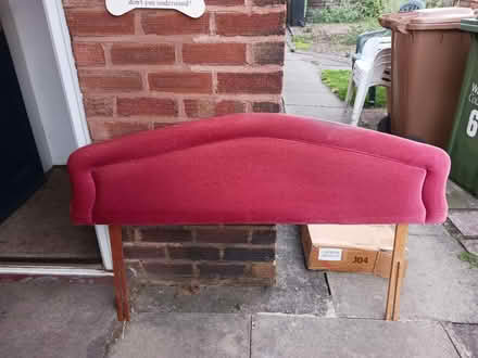 Photo of free Double bed headboard (WS10 Darlaston.) #1