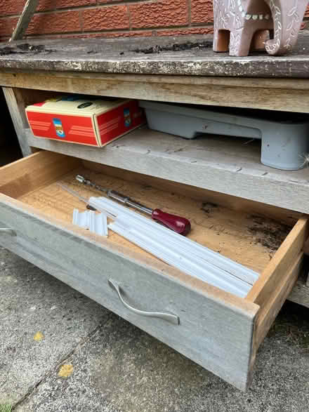 Photo of free Tv unit, scrap wood chair (Speke L24) #4