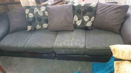 Photo of free Black and Grey sofa (Burnage) #2